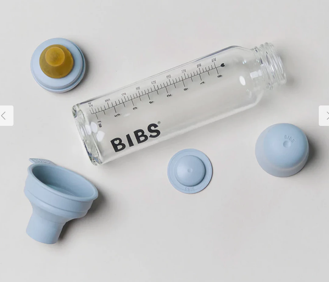Budget π Bibs Pacifier Baby Glass Bottle Complete Set 225ml Baby Blue Baby Accessories π 2 Bibs Pacifier Baby Glass Bottle Complete Set 225ml Baby Blue Baby Accessories