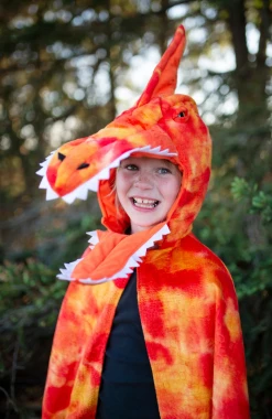 GREAT PRETENDERS ORANGE GRANDASAURUS PTERODACTYL CAPE Toys