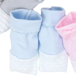 Paty Pinstripe Booties Blue