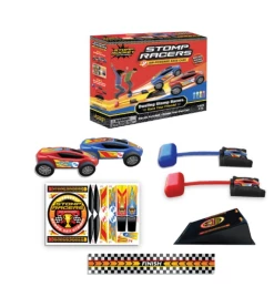 SCHYLLING Stomp Racers- 2 Air Powered Race Cars Toys