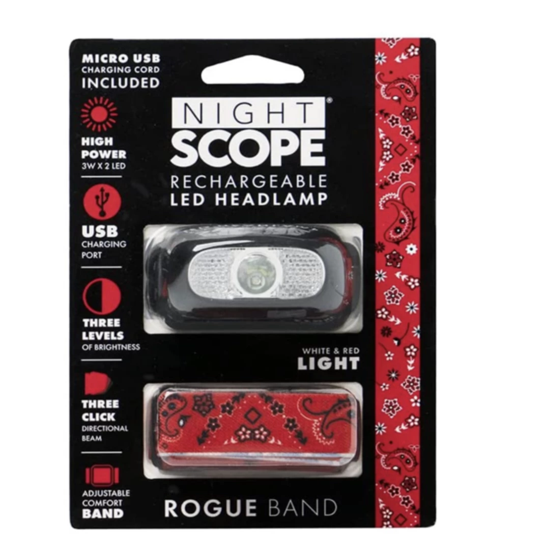 Deals 😀 Rogue Nightscope LED Headband Gifts 🔥 2 Rogue Nightscope LED Headband Gifts