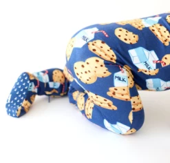 Posh Peanut Fall Posh Peanut Milk And Cookies Footie Zippered One Piece Infant Clothing