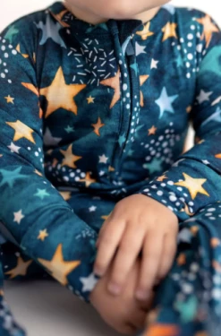 Posh Peanut Fall Posh Peanut Rogan Footie Zippered One Piece