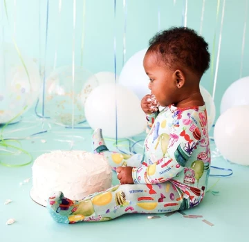 Discount ๐ Posh Peanut Fall Posh Peanut Happy ๐ฅณ Birthday Footie Zippered One Piece ๐ 2 Posh Peanut Fall Posh Peanut Happy Birthday Footie Zippered One Piece