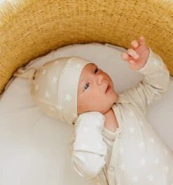 Copper Pearl CP Twinkle Top Knot Hat Baby Accessories