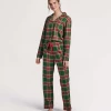 Hatley Fall Country Christmas Plaid Women's Flannel PJ Set