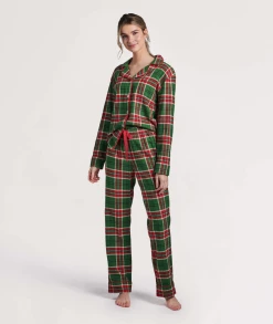 Hatley Fall Country Christmas Plaid Women's Flannel PJ Set