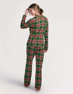 Hatley Fall Country Christmas Plaid Women's Flannel PJ Set