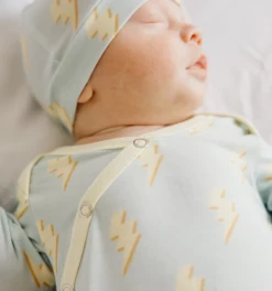 Copper Pearl Baby Accessories CP Bolt Knotted Gown