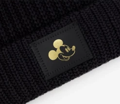 NightScope Mickey Mouse Black Double Pom Beanie Gifts