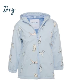 Holly & Beau Dalmatian Color Changing Kids Rain Jacket Spring/Summer 2023