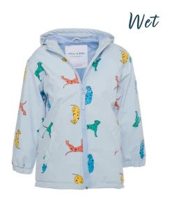 Holly & Beau Dalmatian Color Changing Kids Rain Jacket Spring/Summer 2023