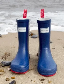 Holly & Beau Navy & Red Kids Rain Boot Spring/Summer 2023