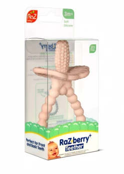 RazBaby Pink Razberry Silicone Teether Baby Accessories