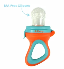 RazBaby Orange/Blue RazFruit Feeder/Teether