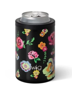 Swig Fleur Noir Can + Bottle Cooler 12oz Gifts