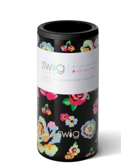 Swig Fleur Noir Skinny Can Cooler 12oz