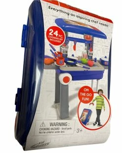 KIDSOURCE Toys On The Go Little Chef Rolling Suitcase
