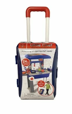 KIDSOURCE Toys On The Go Little Chef Rolling Suitcase
