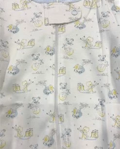 BABY LOREN Nursery Rhymes Blue Footie Infant Clothing