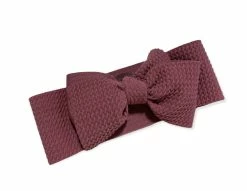 IN AWE Baby Accessories Dark Mauve Mini Headwrap