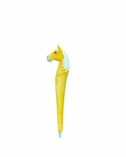 Squire Boone Village Hand Carved Wood Ink Pen