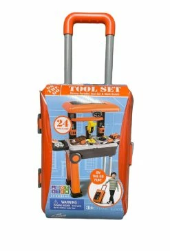 KIDSOURCE On The Go Tool Set Rolling Suitcase