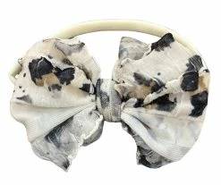 IN AWE Baby Accessories Neutral Leopard Mini Headband