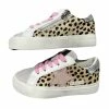 Brianley Pink Laced Cheetah Vintage Havana Sneaker