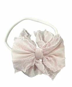 IN AWE Baby Accessories Lt Pink Mini Headband