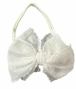 IN AWE Baby Accessories Cream Mini Headband