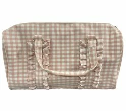 Itzy Ritzy Pink Gingham Duffle Bag Baby Accessories
