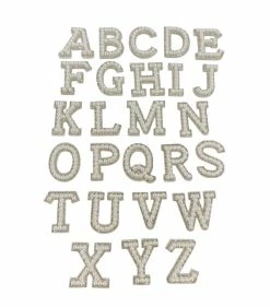 Bari Lynn Gifts White Pearl Patch On Letters