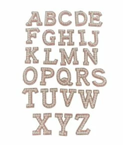 Bari Lynn Pink Pearl Patch On Letters Gifts