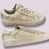 Vintage Havana Beige Dip Dye Low Top Shoes
