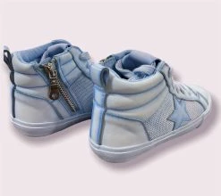 Vintage Havana Dip Dye High Top Blue Shoes