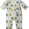 Baby Registry Kissy Love Boy Elephant Playsuit W/Front Pocket