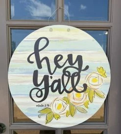 Baxter & Me Hey Y'all Door Hanger