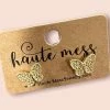 Haute Mess Jewelry Butterfly Stud Earrings Gifts