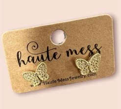 Haute Mess Jewelry Butterfly Stud Earrings Gifts