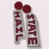 Haute Mess Jewelry Hail State Earrings Gifts