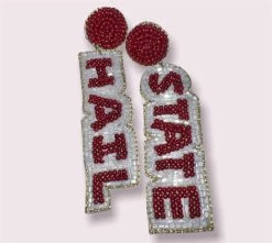 Haute Mess Jewelry Hail State Earrings Gifts