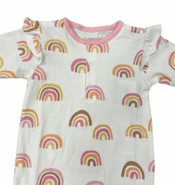 Baby Registry Rainbow Print Playsuit