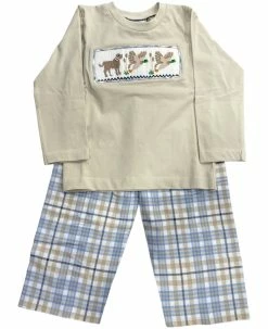 Three Sisters Fall New Arrivals Duck Hunting Smocked Pant Set