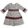 Yo Baby Fall Plum Floral Dress New Arrivals