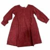 Yo Baby Fall Burgundy Corded Dress New Arrivals