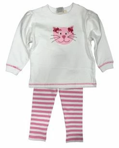 Luigi Fall New Arrivals Cat Face Sweatshirt/Legging Set