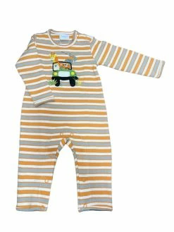 Squiggles Fall Safari Jeep Coverall