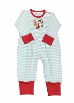 Squiggles Fall Puppies Love Christmas Overall