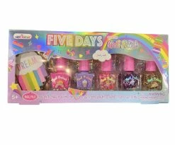 HOT FOCUS INC Toys Five Days Nail Polish Rainbow